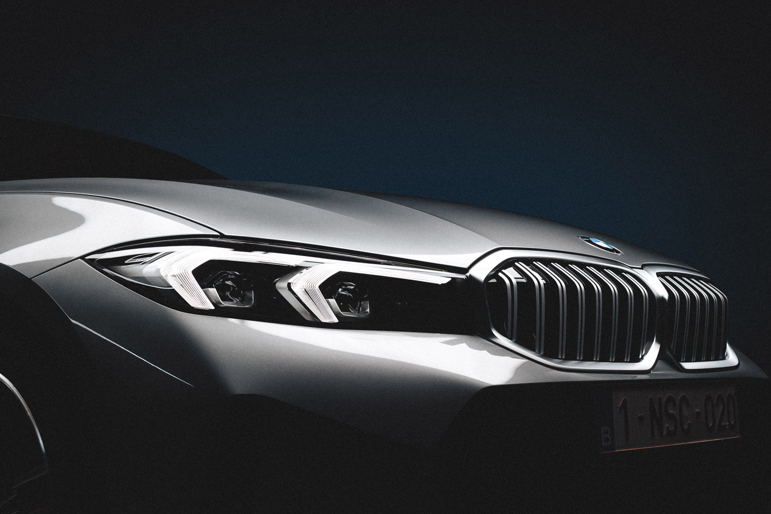 BMW 3 Touring - Light painting photography